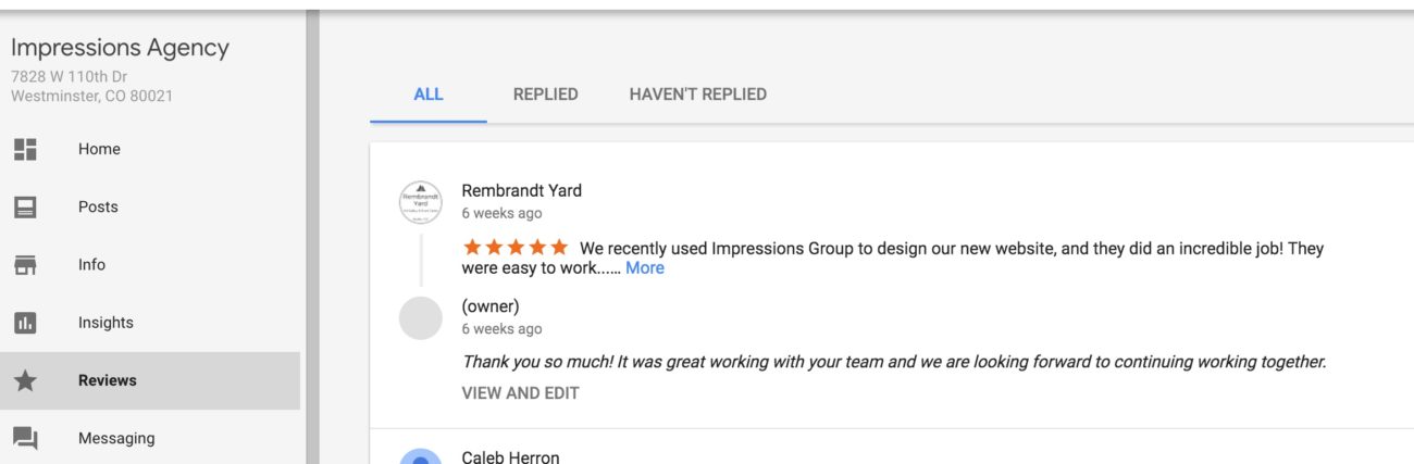 Replying to Google My Business Reviews - Check Reviews