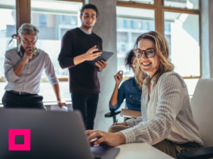 Marketing experts collaborating on new strategies to select the best Digital Marketing Tools for business growth.